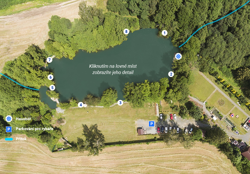 Mapa lovných míst